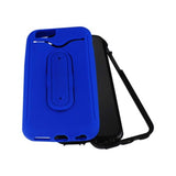 REIKO IPHONE 6 HYBRID HEAVY DUTY CASE WITH BENDING KICKSTAND IN NAVY