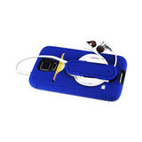 REIKO SAMSUNG GALAXY S5 HYBRID HEAVY DUTY CASE WITH BENDING KICKSTAND IN NAVY
