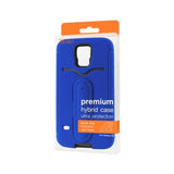 REIKO SAMSUNG GALAXY S5 HYBRID HEAVY DUTY CASE WITH BENDING KICKSTAND IN NAVY