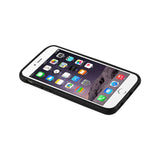 REIKO IPHONE 6 PLUS/ 6S PLUS SOLID ARMOR DUAL LAYER PROTECTIVE CASE IN BLACK