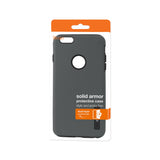 REIKO IPHONE 6 PLUS/ 6S PLUS SOLID ARMOR DUAL LAYER PROTECTIVE CASE IN GRAY