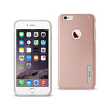 REIKO IPHONE 6 PLUS/ 6S PLUS SOLID ARMOR DUAL LAYER PROTECTIVE CASE IN ROSE GOLD