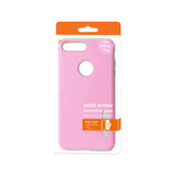 REIKO IPHONE 7 PLUS SOLID ARMOR DUAL LAYER PROTECTIVE CASE IN PINK