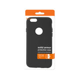 REIKO IPHONE 6S/ IPHONE 6 SOLID ARMOR DUAL LAYER PROTECTIVE CASE IN BLACK