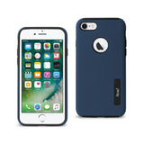 REIKO IPHONE 7 SOLID ARMOR DUAL LAYER PROTECTIVE CASE IN NAVY