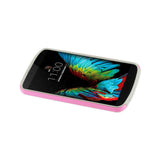 REIKO LG K10 SOLID ARMOR DUAL LAYER PROTECTIVE CASE IN PINK