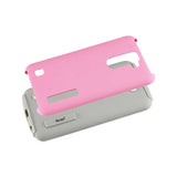 REIKO LG K10 SOLID ARMOR DUAL LAYER PROTECTIVE CASE IN PINK