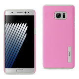 REIKO SAMSUNG GALAXY NOTE 7 SOLID ARMOR DUAL LAYER PROTECTIVE CASE IN PINK