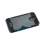 REIKO ALCATEL FIERCE 4 SLIM ARMOR HYBRID CASE WITH CARD HOLDER IN NAVY