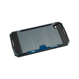 REIKO ALCATEL ONE TOUCH IDOL 4 SLIM ARMOR HYBRID CASE WITH CARD HOLDER IN NAVY