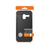 REIKO ALCATEL TRU SLIM ARMOR HYBRID CASE WITH CARD HOLDER IN BLACK