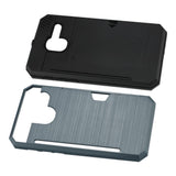 REIKO ALCATEL TRU SLIM ARMOR HYBRID CASE WITH CARD HOLDER IN NAVY