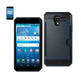 REIKO KYOCERA HYDRO VIEW SLIM ARMOR HYBRID CASE WITH CARD HOLDER IN NAVY