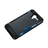 REIKO KYOCERA HYDRO VIEW SLIM ARMOR HYBRID CASE WITH CARD HOLDER IN NAVY
