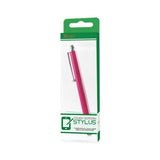 REIKO MINI STYLUS TOUCH SCREEN PEN WITH CLIP IN HOT PINK