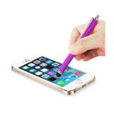 REIKO MINI STYLUS TOUCH SCREEN PEN WITH CLIP IN PURPLE