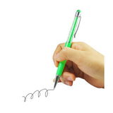 REIKO CRYSTAL STYLUS TOUCH SCREEN WITH INK PEN IN GREEN