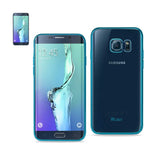 REIKO SAMSUNG GALAXY S6 EDGE PLUS FRAME CASE IN SHINY BLUE