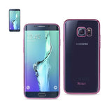 REIKO SAMSUNG GALAXY S6 EDGE PLUS FRAME CASE IN SHINY HOT PINK