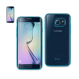 REIKO SAMSUNG GALAXY S6 EDGE FRAME CASE IN SHINY BLUE