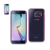 REIKO SAMSUNG GALAXY S6 EDGE FRAME CASE IN SHINY PINK