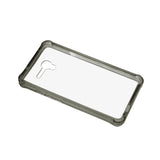 REIKO ALCATEL ONE TOUCH FIERCE XL MIRROR EFFECT CASE WITH AIR CUSHION PROTECTION IN CLEAR BLACK