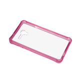 REIKO ALCATEL ONE TOUCH FIERCE XL MIRROR EFFECT CASE WITH AIR CUSHION PROTECTION IN CLEAR HOT PINK