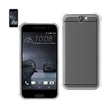 REIKO HTC ONE A9 MIRROR EFFECT CASE WITH AIR CUSHION PROTECTION IN CLEAR