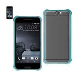 REIKO HTC ONE A9 MIRROR EFFECT CASE WITH AIR CUSHION PROTECTION IN CLEAR NAVY
