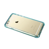 REIKO IPHONE 6 PLUS MIRROR EFFECT CASE WITH AIR CUSHION PROTECTION IN CLEAR NAVY