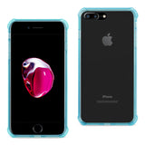 REIKO IPHONE 7 PLUS CLEAR BUMPER CASE WITH AIR CUSHION PROTECTION IN CLEAR NAVY