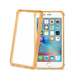 REIKO IPHONE 6 MIRROR EFFECT CASE WITH AIR CUSHION PROTECTION IN CLEAR GOLD