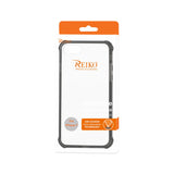 REIKO IPHONE 7 CLEAR BUMPER CASE WITH AIR CUSHION PROTECTION IN CLEAR BLACK