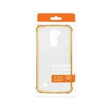 REIKO LG K10 MIRROR EFFECT CASE WITH AIR CUSHION PROTECTION IN GOLD