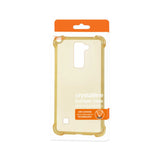 REIKO LG STYLUS 2 MIRROR EFFECT CASE WITH AIR CUSHION PROTECTION IN CLEAR GOLD