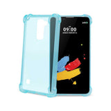 REIKO LG STYLUS 2 MIRROR EFFECT CASE WITH AIR CUSHION PROTECTION IN CLEAR NAVY