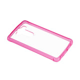 REIKO LG V10 MIRROR EFFECT CASE WITH AIR CUSHION PROTECTION IN CLEAR HOT PINK