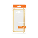 REIKO SAMSUNG GALAXY J7 MIRROR EFFECT CASE WITH AIR CUSHION PROTECTION IN CLEAR GOLD