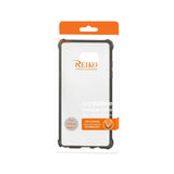 REIKO SAMSUNG GALAXY NOTE 7 MIRROR EFFECT CASE WITH AIR CUSHION PROTECTION IN CLEAR BLACK