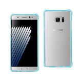 REIKO SAMSUNG GALAXY NOTE 7 MIRROR EFFECT CASE WITH AIR CUSHION PROTECTION IN CLEAR NAVY