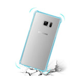 REIKO SAMSUNG GALAXY NOTE 7 MIRROR EFFECT CASE WITH AIR CUSHION PROTECTION IN CLEAR NAVY