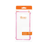 REIKO SAMSUNG GALAXY ON5/ J5 CLEAR BUMPER CASE WITH AIR CUSHION SHOCK ABSORPTION IN CLEAR HOT PINK