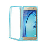 REIKO SAMSUNG GALAXY ON5/ J5 CLEAR BUMPER CASE WITH AIR CUSHION SHOCK ABSORPTION IN CLEAR NAVY