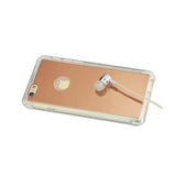 REIKO IPHONE 6 PLUS/ 6S PLUS MIRROR EFFECT CASE WITH AIR CUSHION PROTECTION IN ROSE GOLD