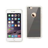 REIKO IPHONE 6 PLUS/ 6S PLUS MIRROR EFFECT CASE WITH AIR CUSHION PROTECTION IN SILVER