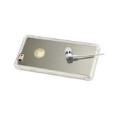 REIKO IPHONE 6 PLUS/ 6S PLUS MIRROR EFFECT CASE WITH AIR CUSHION PROTECTION IN SILVER
