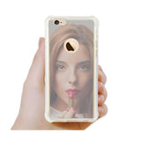 REIKO IPHONE 6 PLUS/ 6S PLUS MIRROR EFFECT CASE WITH AIR CUSHION PROTECTION IN SILVER