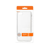 REIKO IPHONE 7 SOFT TPU SLIM CLEAR CASE WITH DIAMOND FRAMES IN SILVER