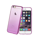 REIKO IPHONE 6 PLUS FRAME GRADIENT CLEAR GLITTER CASE IN PURPLE