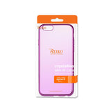 REIKO IPHONE 6 PLUS FRAME GRADIENT CLEAR GLITTER CASE IN PURPLE